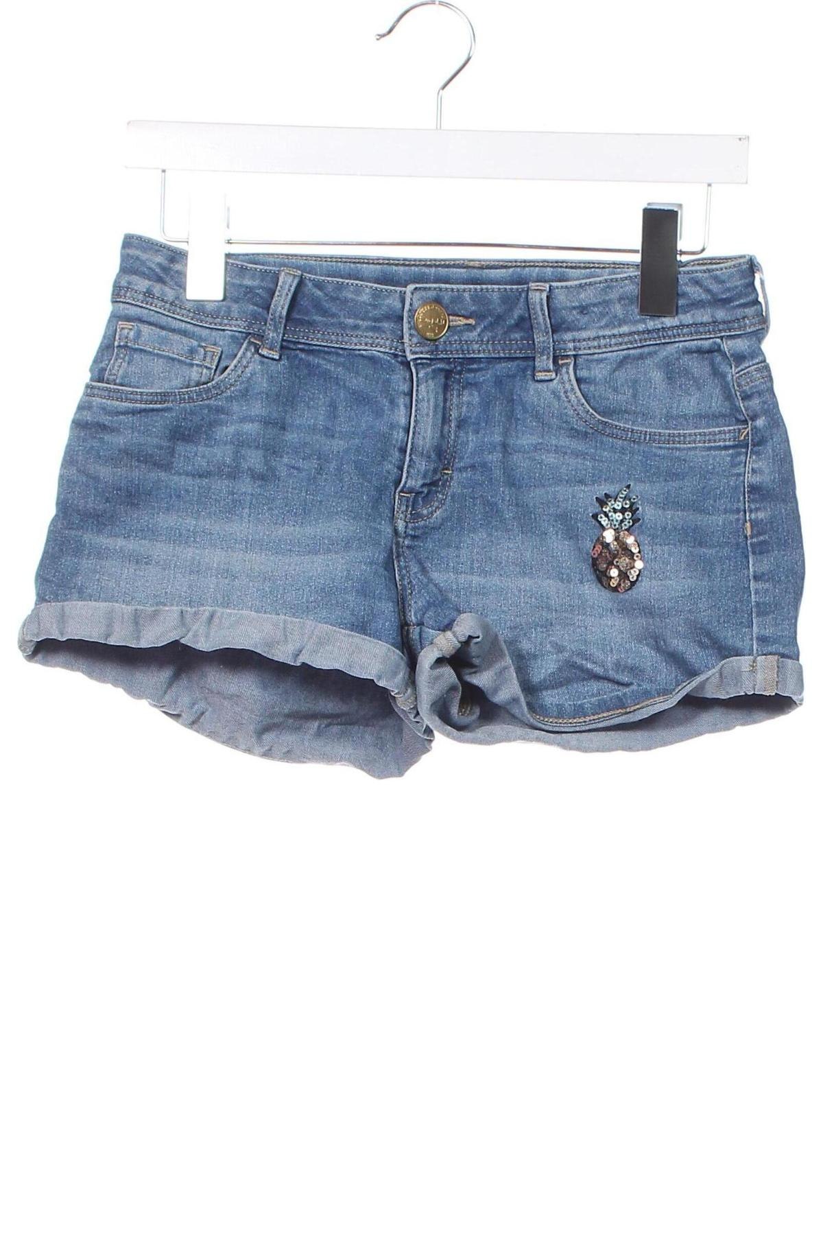 Kinder Shorts Here+There, Größe 15-18y/ 170-176 cm, Farbe Blau, Preis 5,99 €