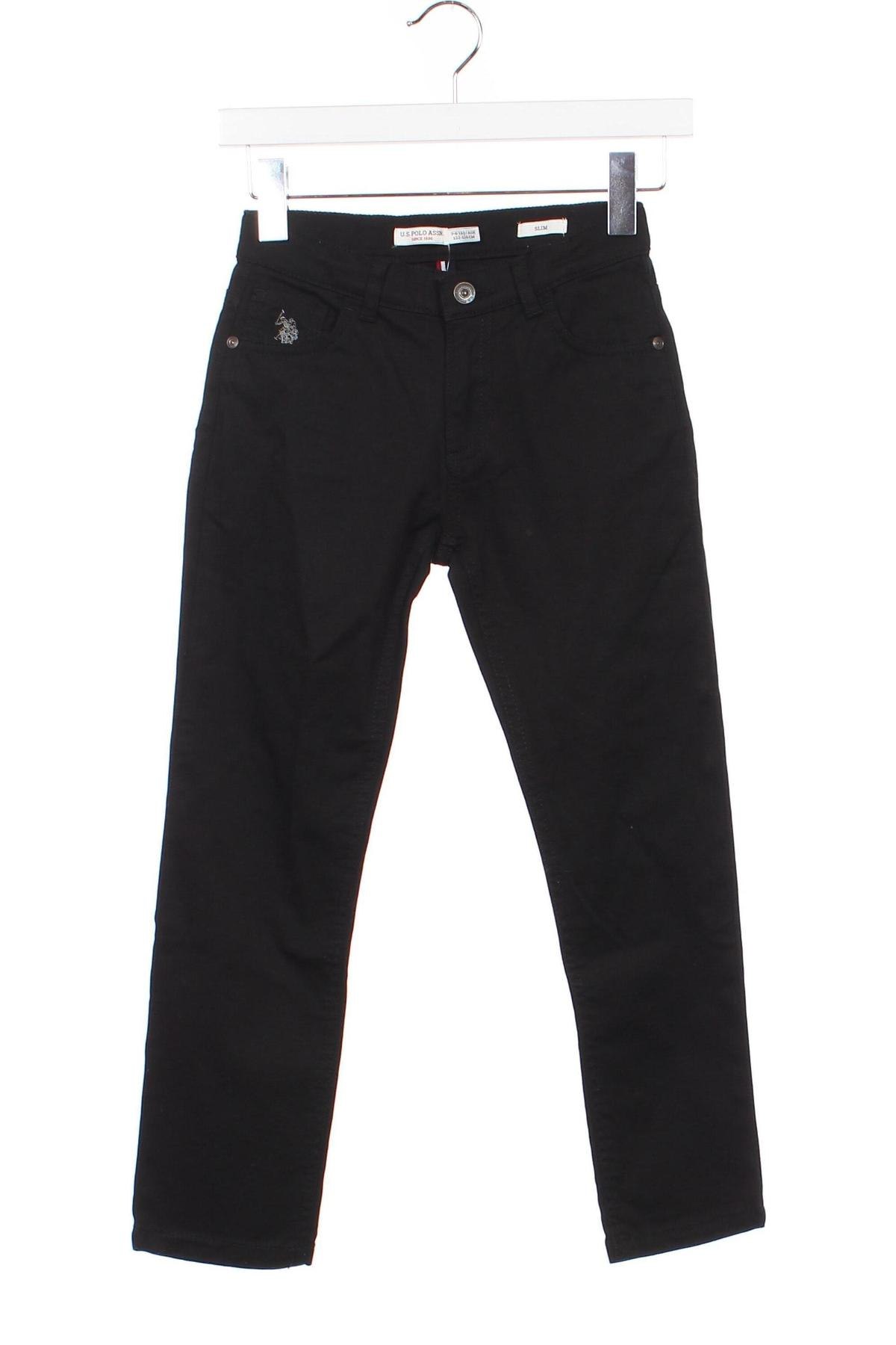 Pantaloni pentru copii U.S. Polo Assn., Mărime 7-8y/ 128-134 cm, Culoare Negru, Preț 67,99 Lei