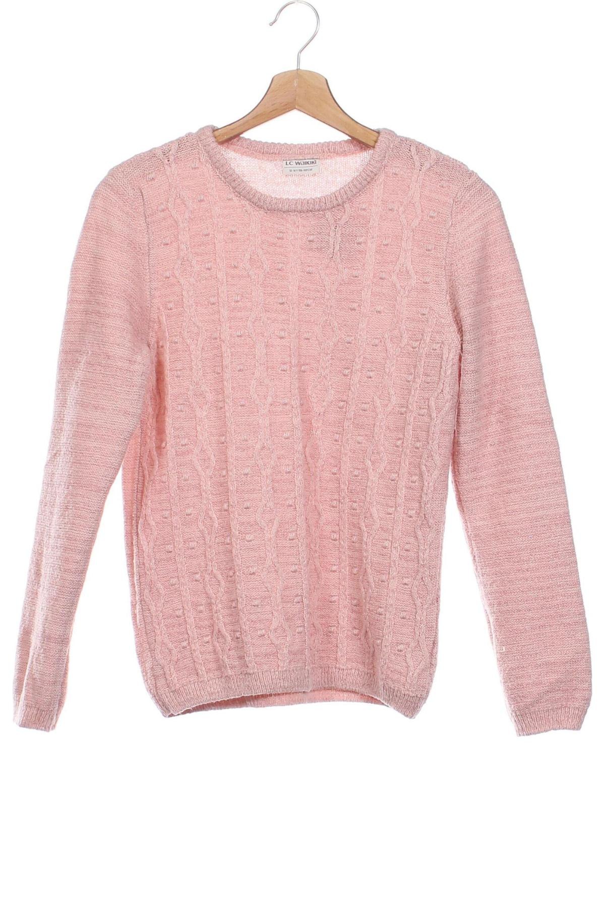 Dziecięcy sweter LC Waikiki, Rozmiar 12-13y/ 158-164 cm, Kolor Różowy, Cena 27,99 zł