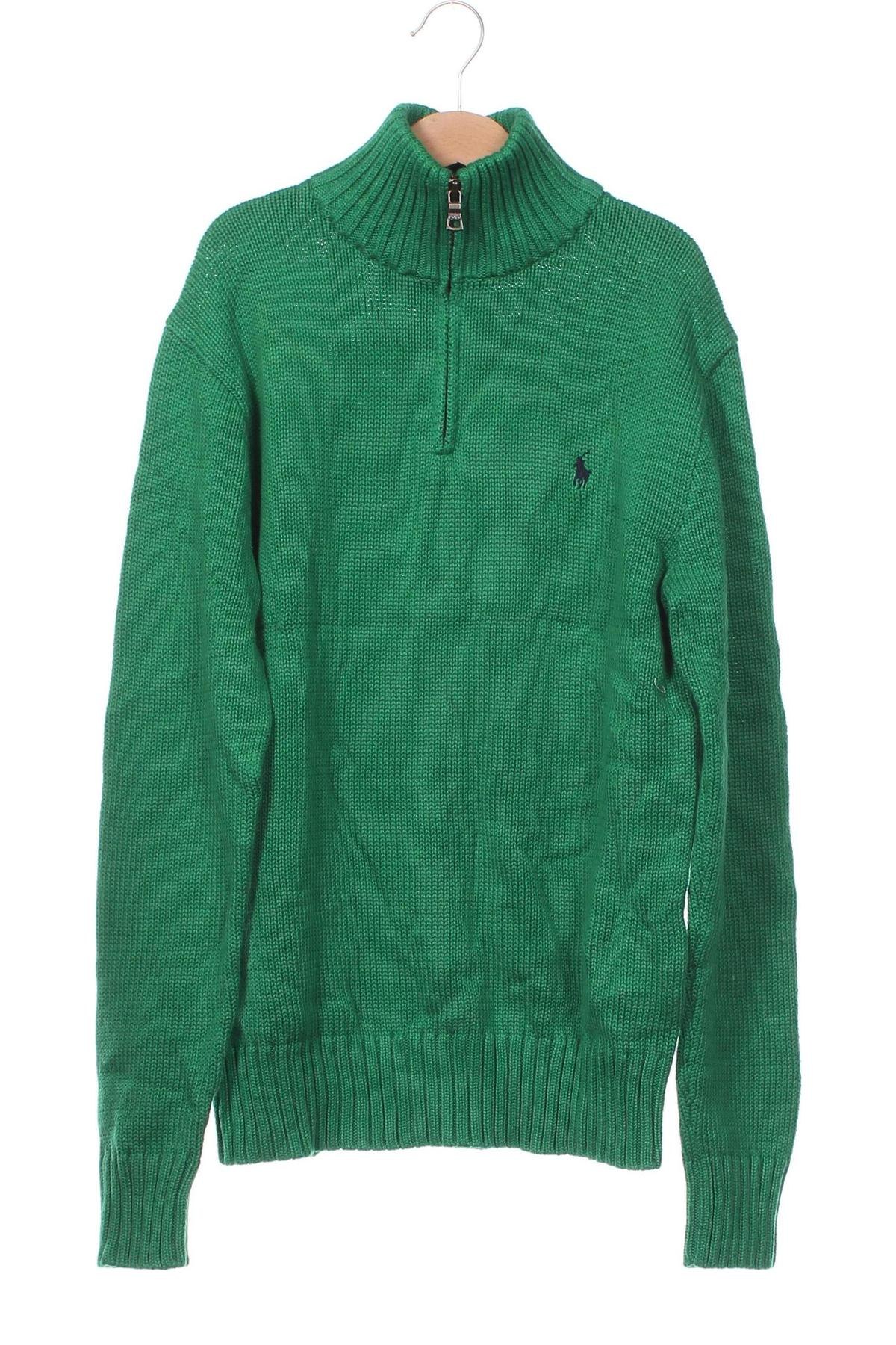 Dziecięcy sweter Polo By Ralph Lauren, Rozmiar 14-15y/ 168-170 cm, Kolor Zielony, Cena 119,99 zł