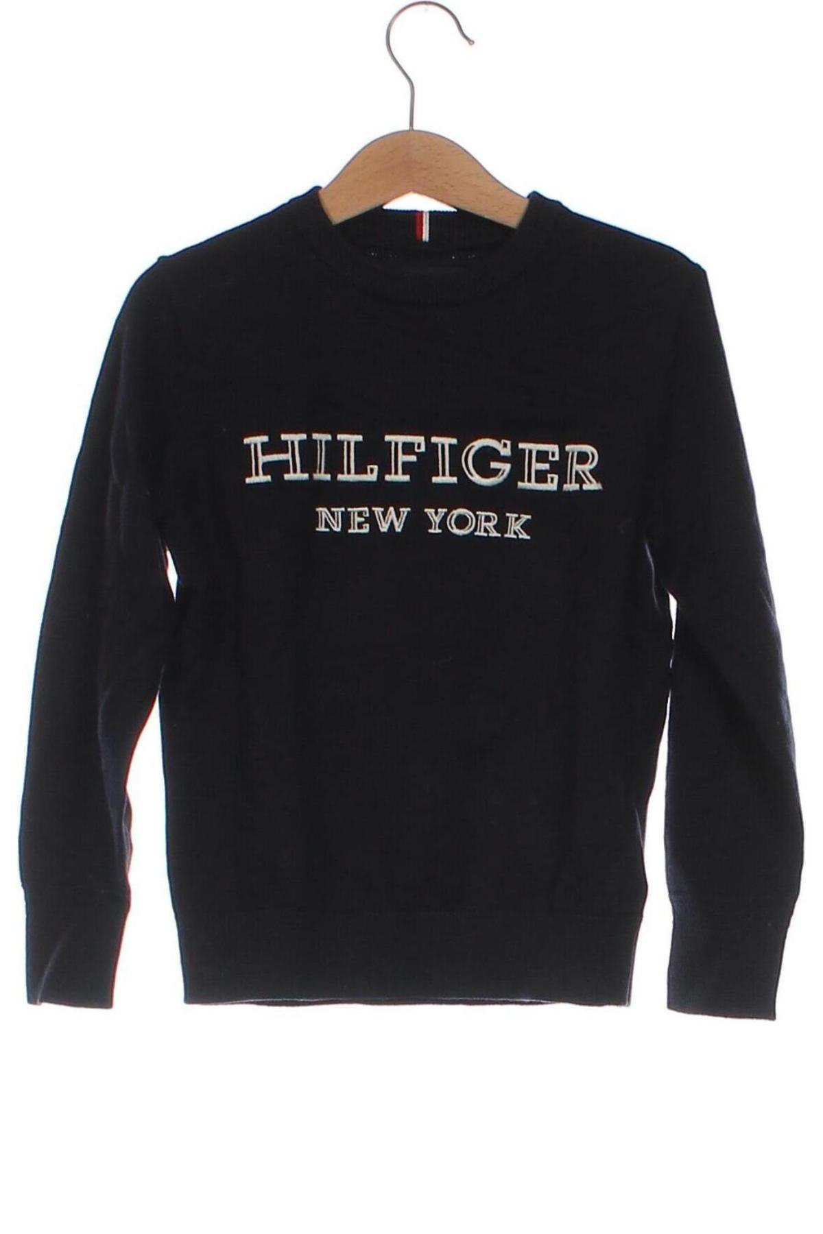 Παιδικό πουλόβερ Tommy Hilfiger, Μέγεθος 7-8y/ 128-134 εκ., Χρώμα Μπλέ, Τιμή 46,99 €