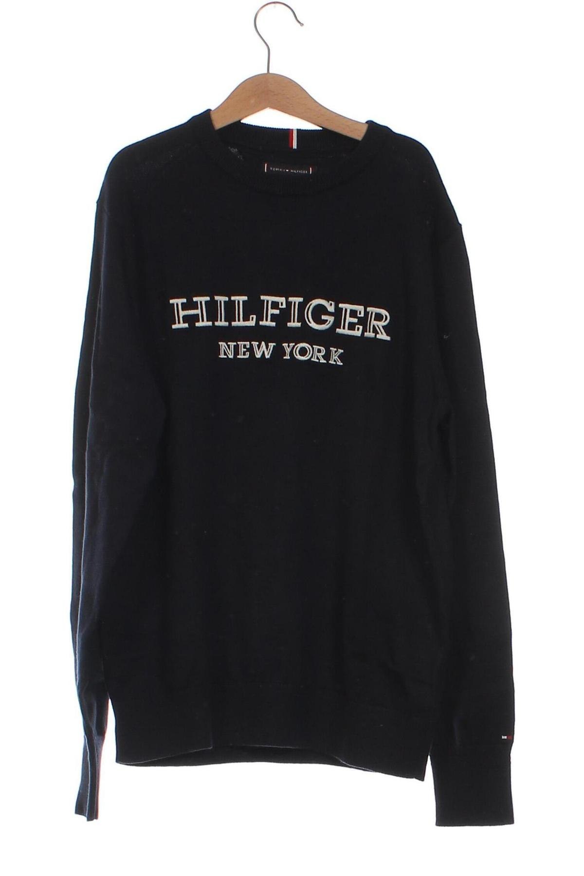 Detský sveter  Tommy Hilfiger, Veľkosť 13-14y/ 164-168 cm, Farba Modrá, Cena  42,95 €