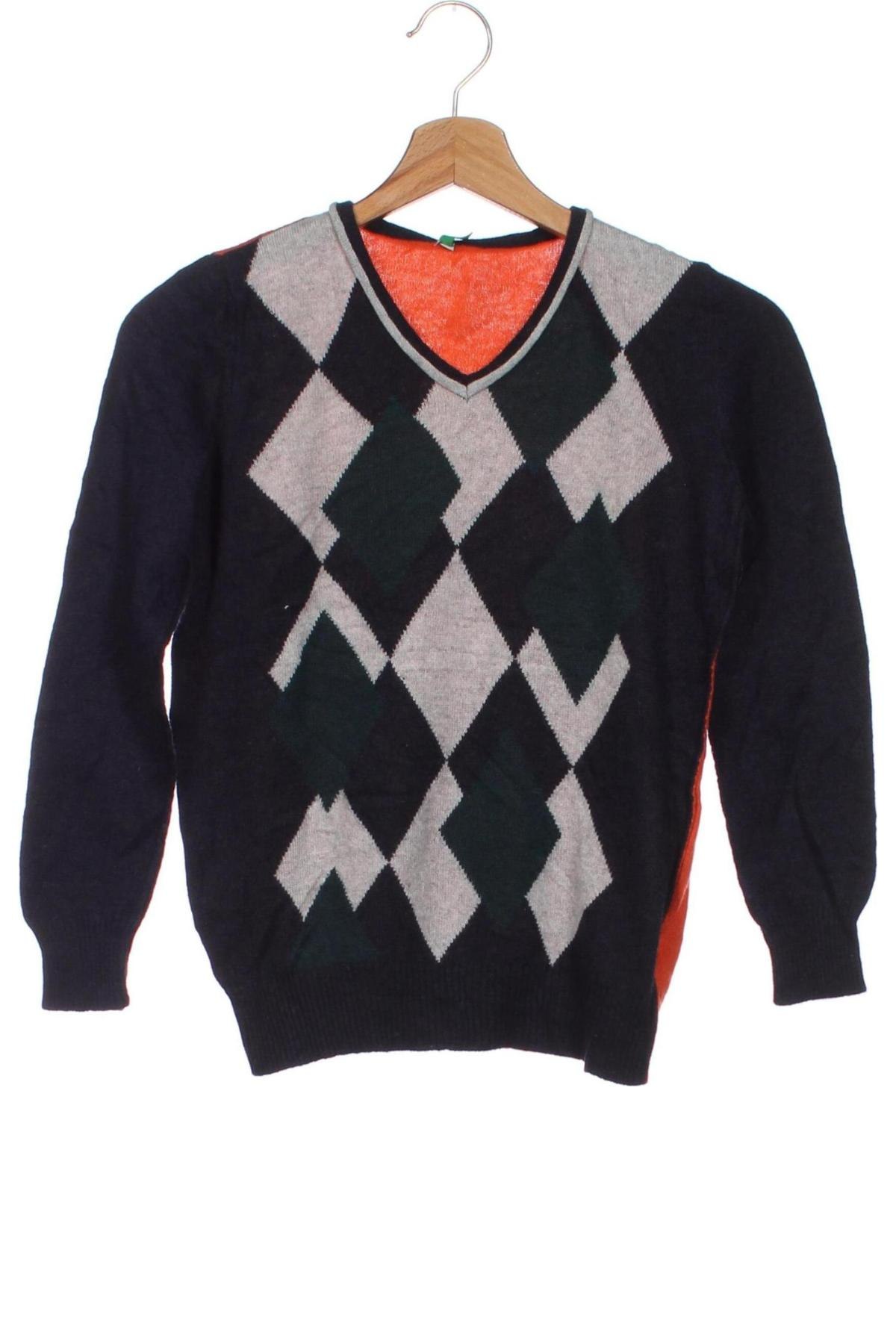 Dziecięcy sweter United Colors Of Benetton, Rozmiar 7-8y/ 128-134 cm, Kolor Kolorowy, Cena 44,99 zł