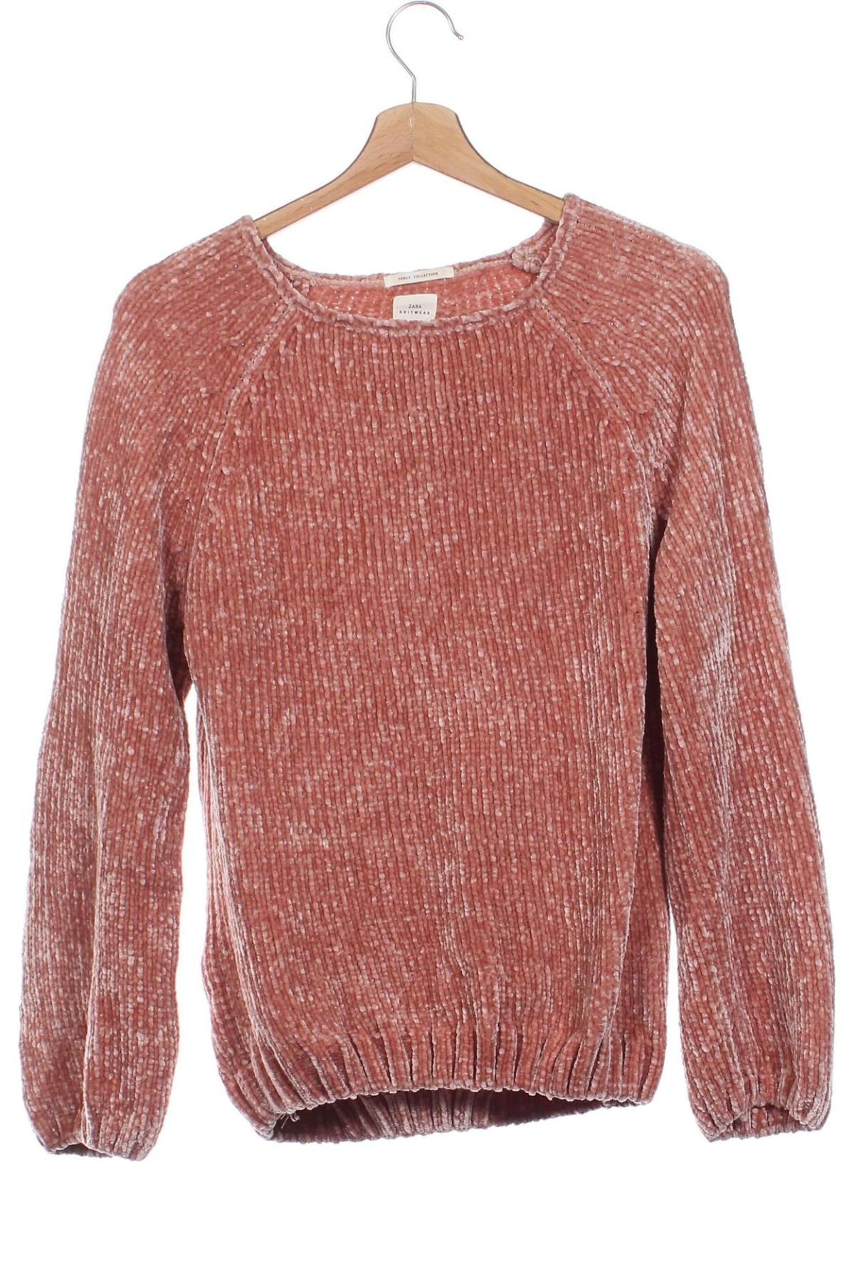 Dziecięcy sweter Zara Knitwear, Rozmiar 13-14y/ 164-168 cm, Kolor Brązowy, Cena 28,99 zł