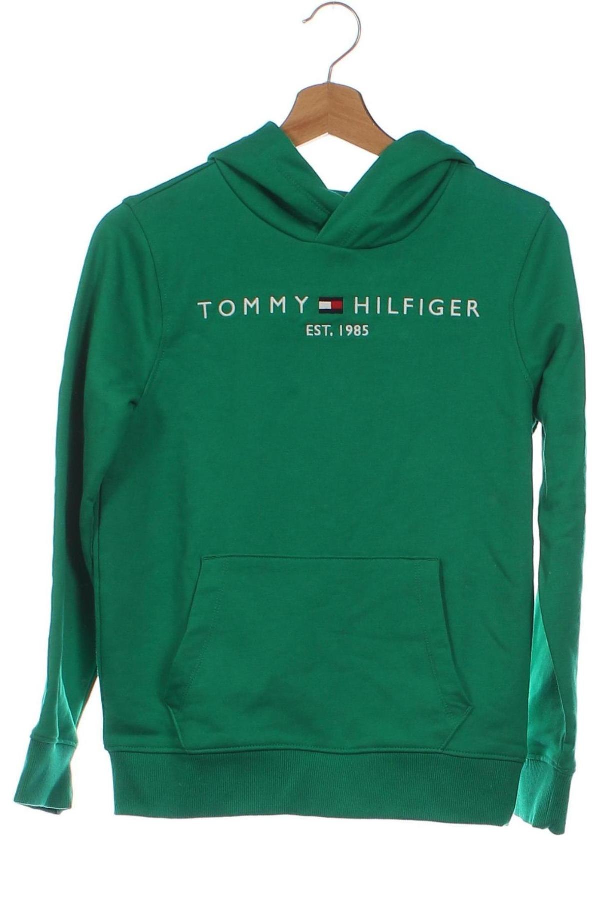 Gyerek sweatshirt Tommy Hilfiger, Méret 11-12y / 152-158 cm, Szín Zöld, Ár 17 599 Ft