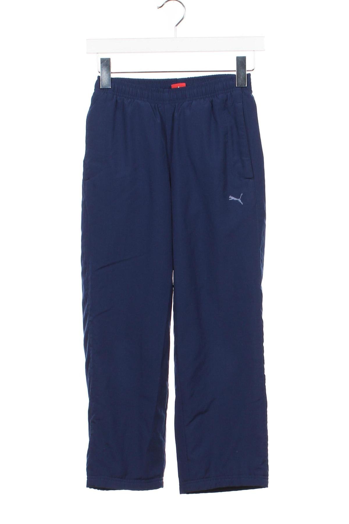 Pantaloni de trening, pentru copii PUMA, Mărime 8-9y/ 134-140 cm, Culoare Albastru, Preț 58,99 Lei