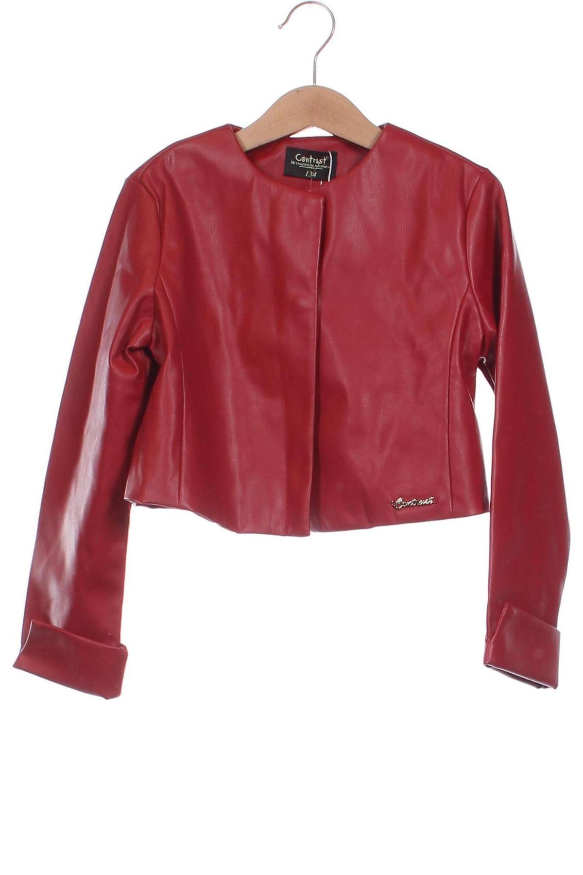 Kinderjacke Contrast, Größe 8-9y/ 134-140 cm, Farbe Rot, Preis 27,99 €