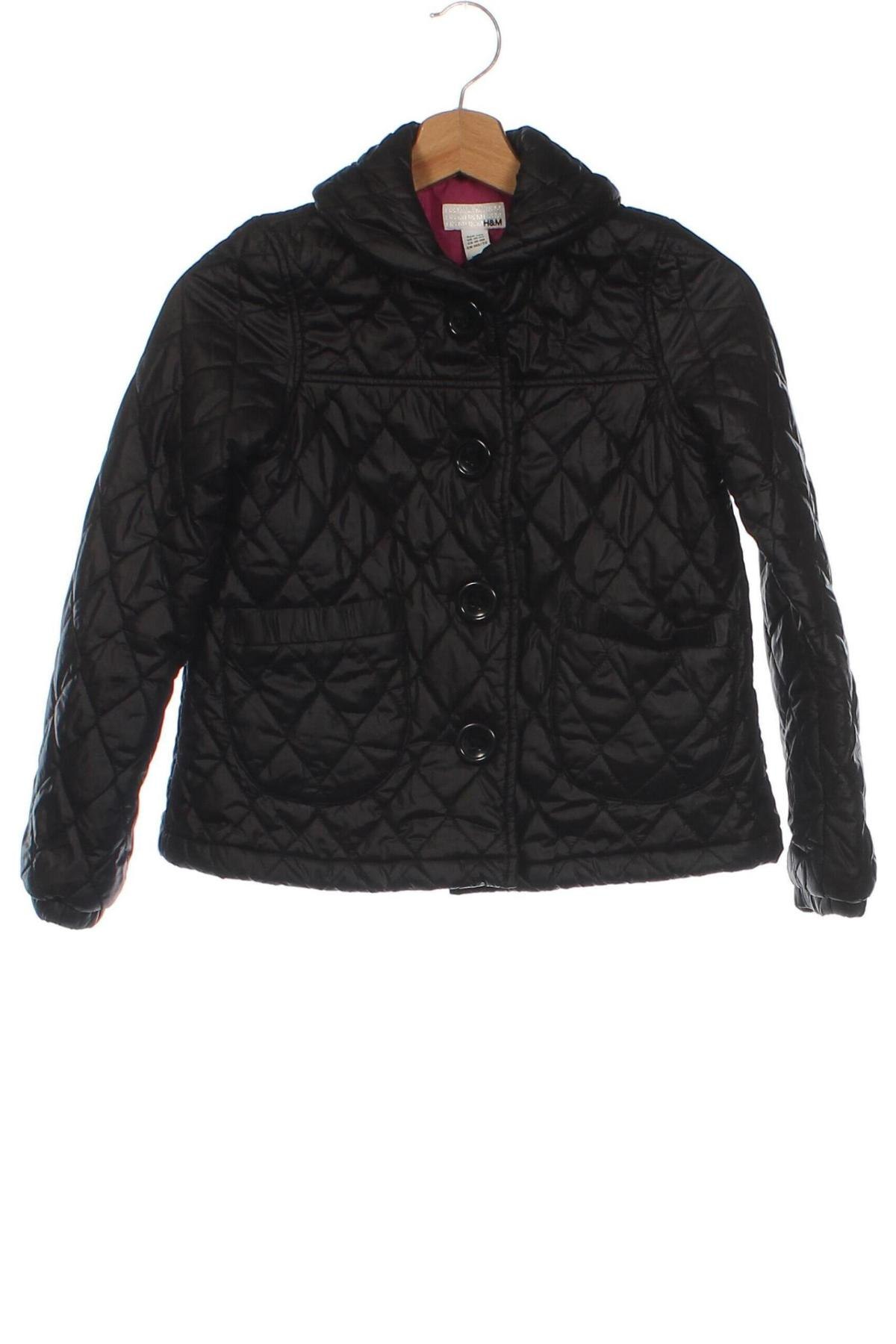 Kinderjacke H&M, Größe 10-11y/ 146-152 cm, Farbe Schwarz, Preis 11,49 €