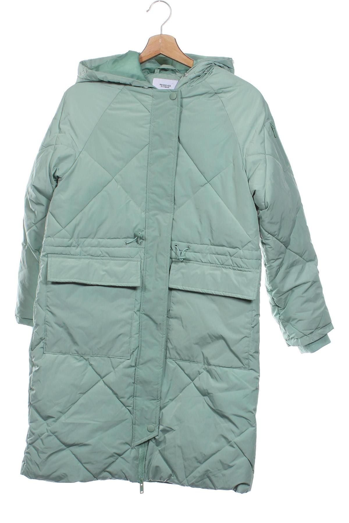 Kinderjacke Reserved, Größe 11-12y/ 152-158 cm, Farbe Grün, Preis € 14,99