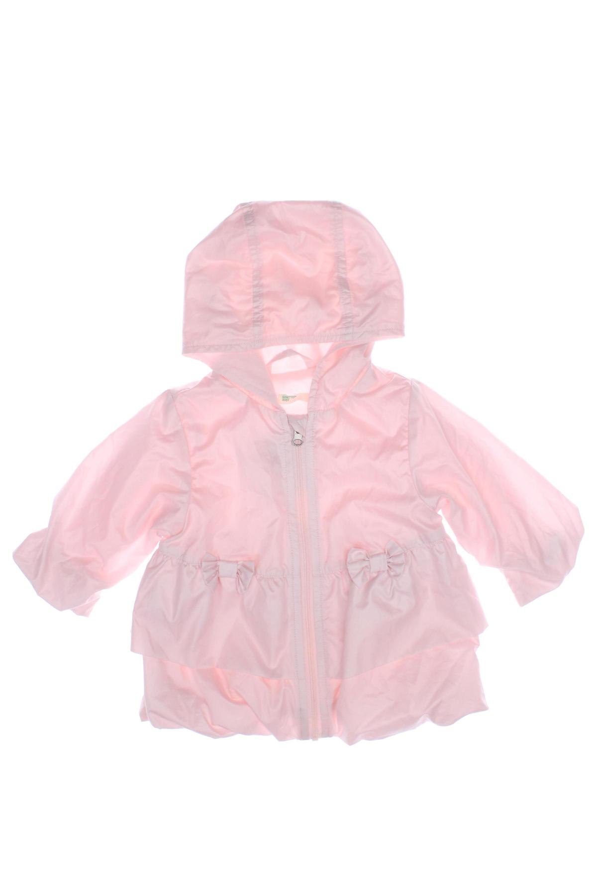 Kinderjacke United Colors Of Benetton, Größe 3-6m/ 62-68 cm, Farbe Rosa, Preis 7,99 €