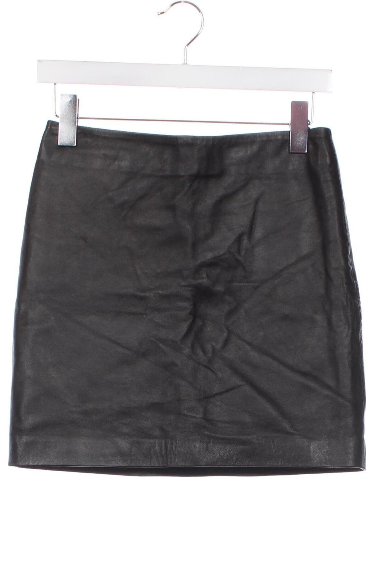 Fustă de piele Hallhuber, Mărime XS, Culoare Negru, Preț 179,99 Lei