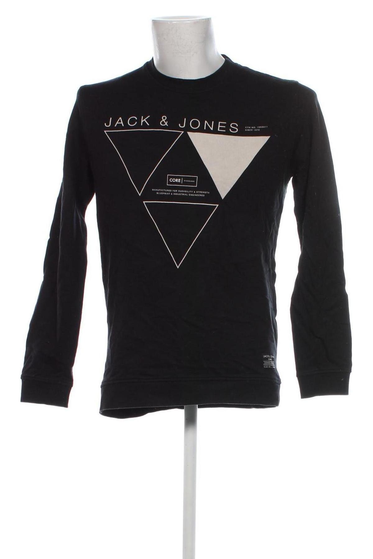 Bluză de bărbați Core By Jack & Jones, Mărime M, Culoare Negru, Preț 65,99 Lei