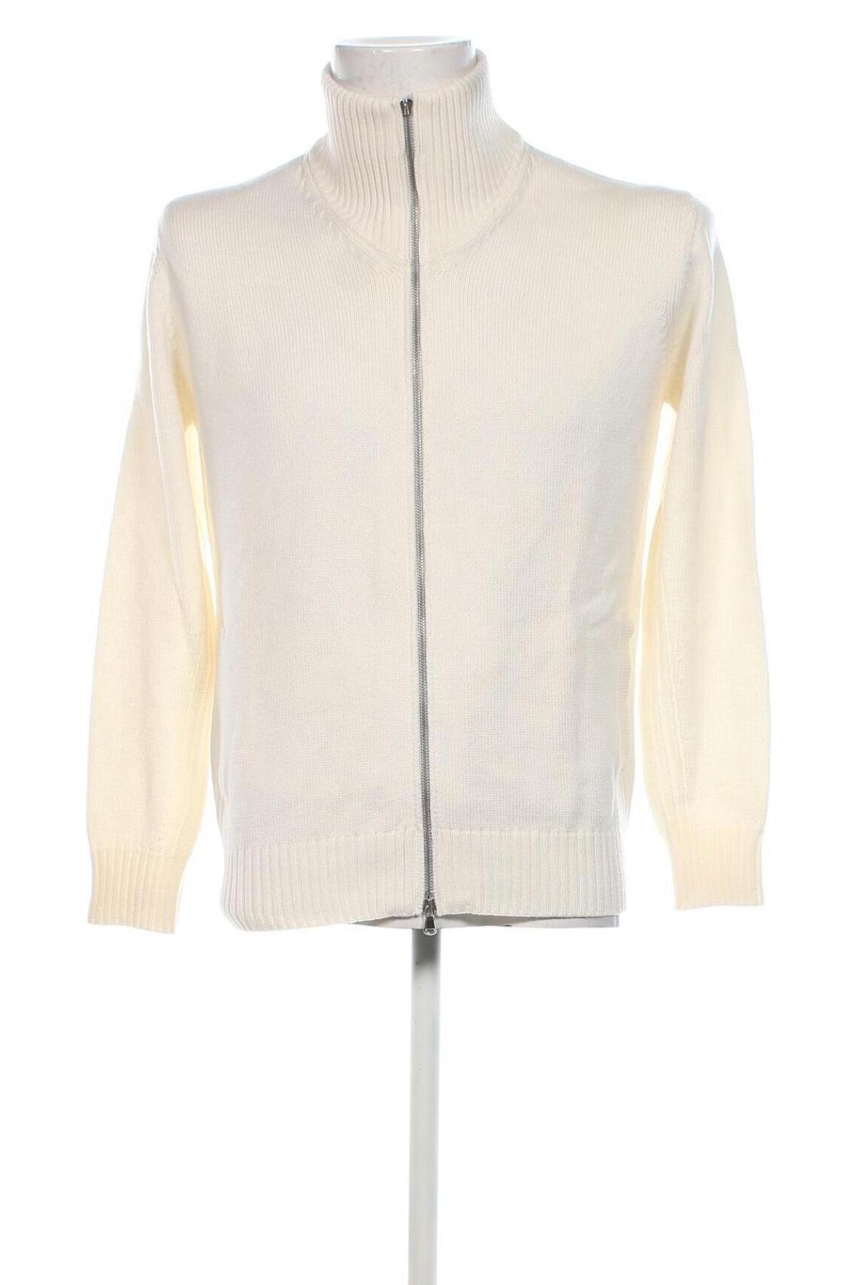 Pánsky kardigán Kangra Cashmere, Veľkosť L, Farba Kremová, Cena  72,45 €