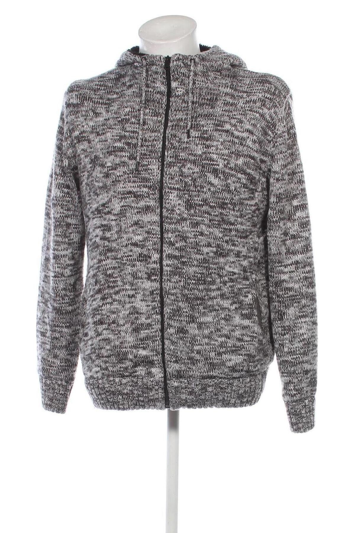 Herren Strickjacke Smog, Größe L, Farbe Grau, Preis 16,99 €