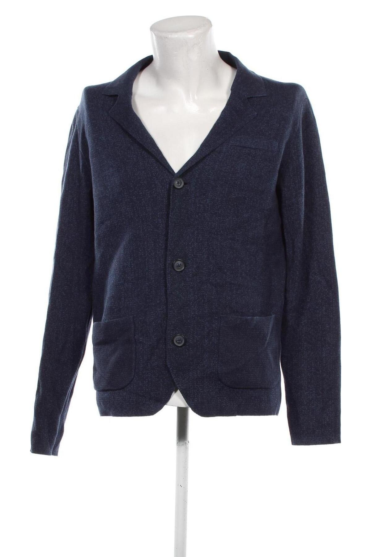 Herren Strickjacke Straight Up, Größe M, Farbe Blau, Preis € 27,49