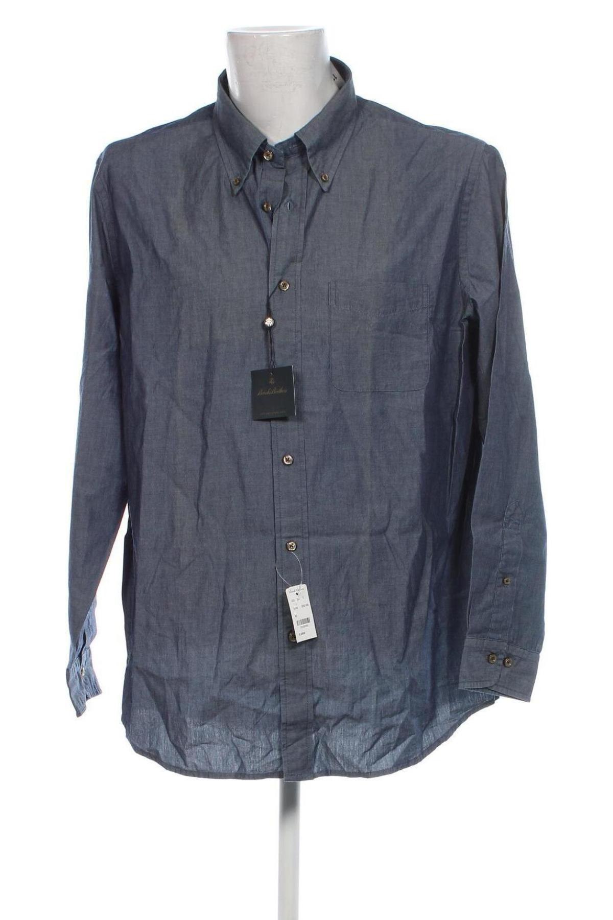 Herrenhemd Brooks Brothers, Größe XL, Farbe Grau, Preis € 56,99