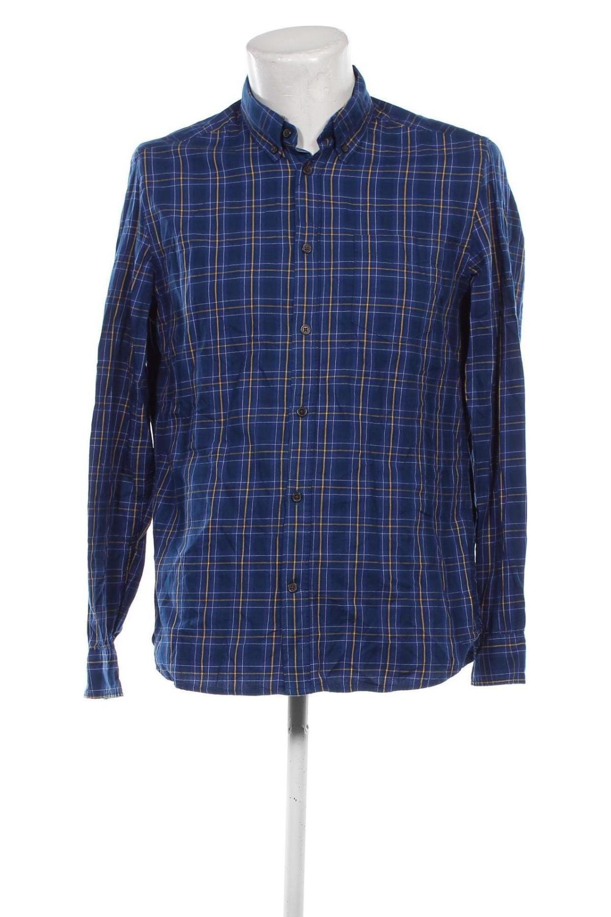 Herrenhemd H&M L.O.G.G., Größe M, Farbe Blau, Preis € 16,49