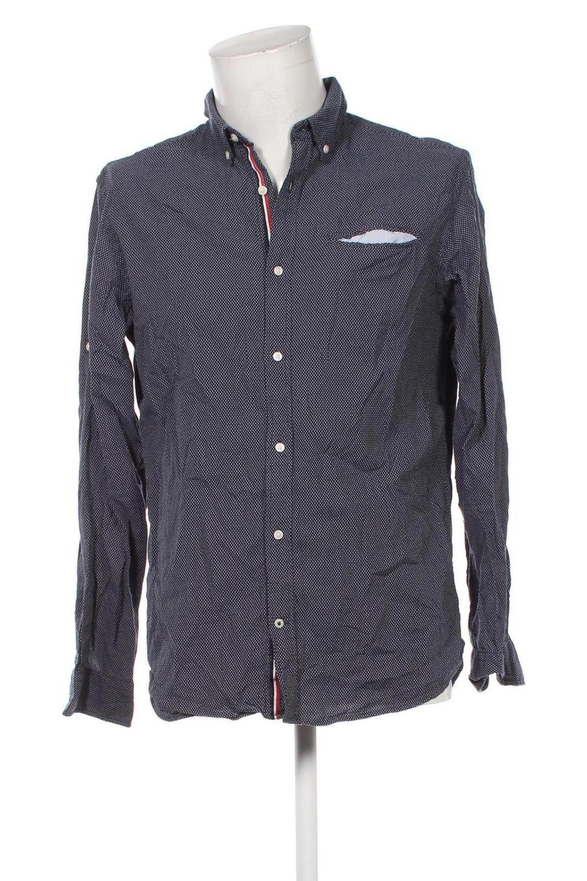 Herrenhemd Jack & Jones, Größe L, Farbe Blau, Preis 12,49 €