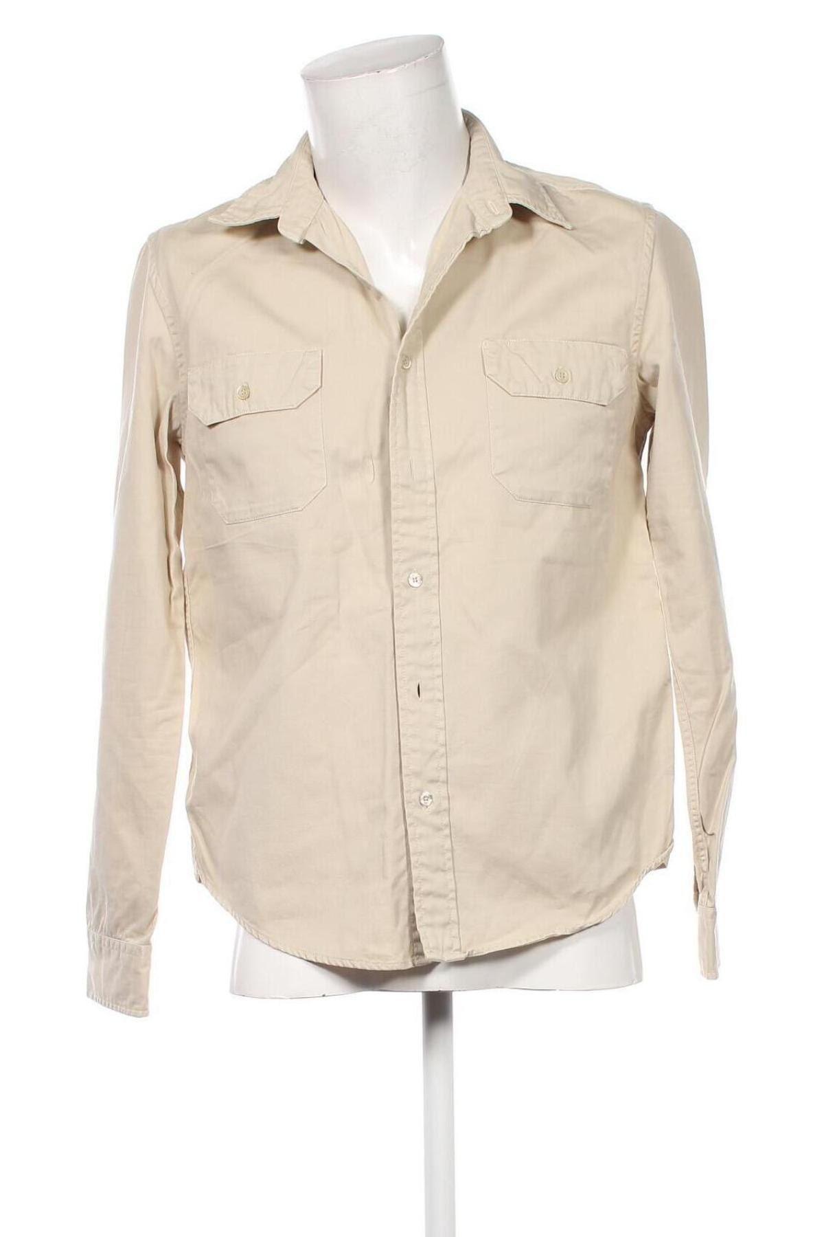 Herrenhemd Levi's, Größe M, Farbe Beige, Preis 15,99 €