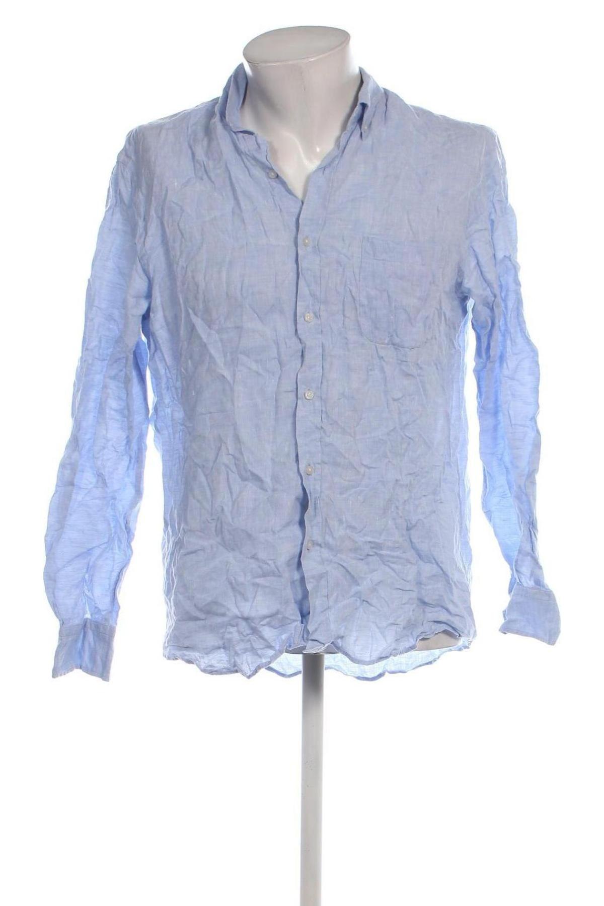 Herrenhemd Massimo Dutti, Größe XL, Farbe Blau, Preis € 38,49