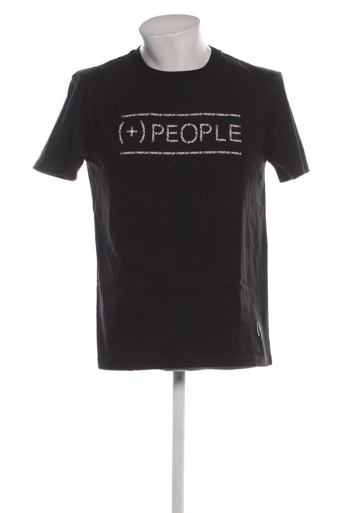 Męski T-shirt (+) People, Rozmiar S, Kolor Czarny, Cena 208,99 zł