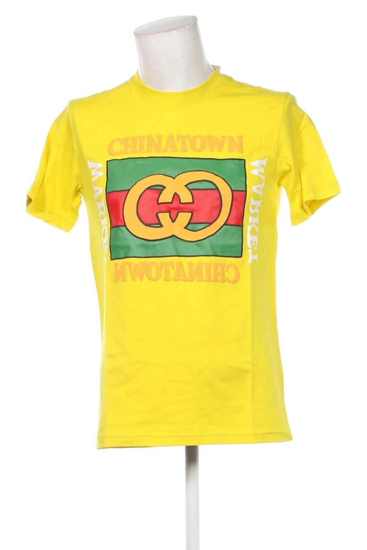 Ανδρικό t-shirt Chinatown Market, Μέγεθος M, Χρώμα Κίτρινο, Τιμή 12,99 €