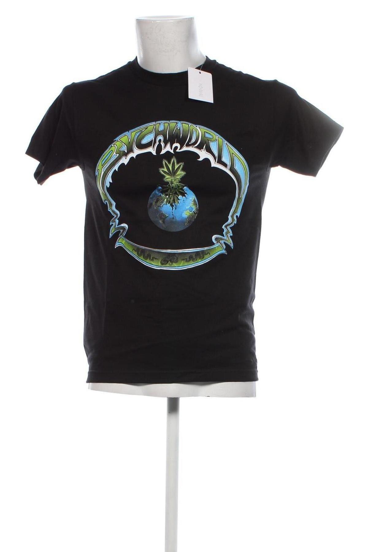 Tricou de bărbați PSYCH WORLD, Mărime S, Culoare Negru, Preț 49,99 Lei