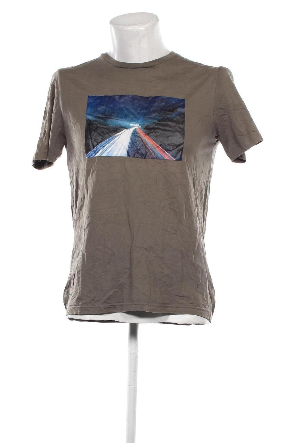 Ανδρικό t-shirt ANTWRP, Μέγεθος M, Χρώμα Πράσινο, Τιμή 16,49 €