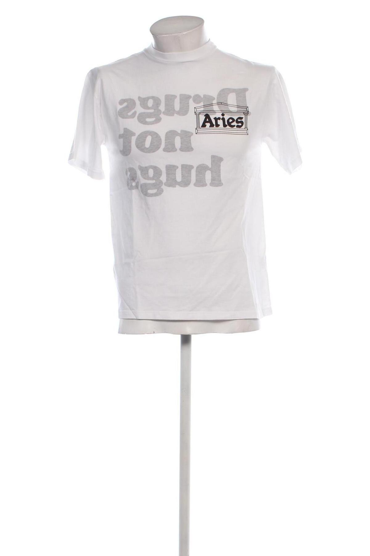 Herren T-Shirt Aries, Größe S, Farbe Weiß, Preis 63,99 €