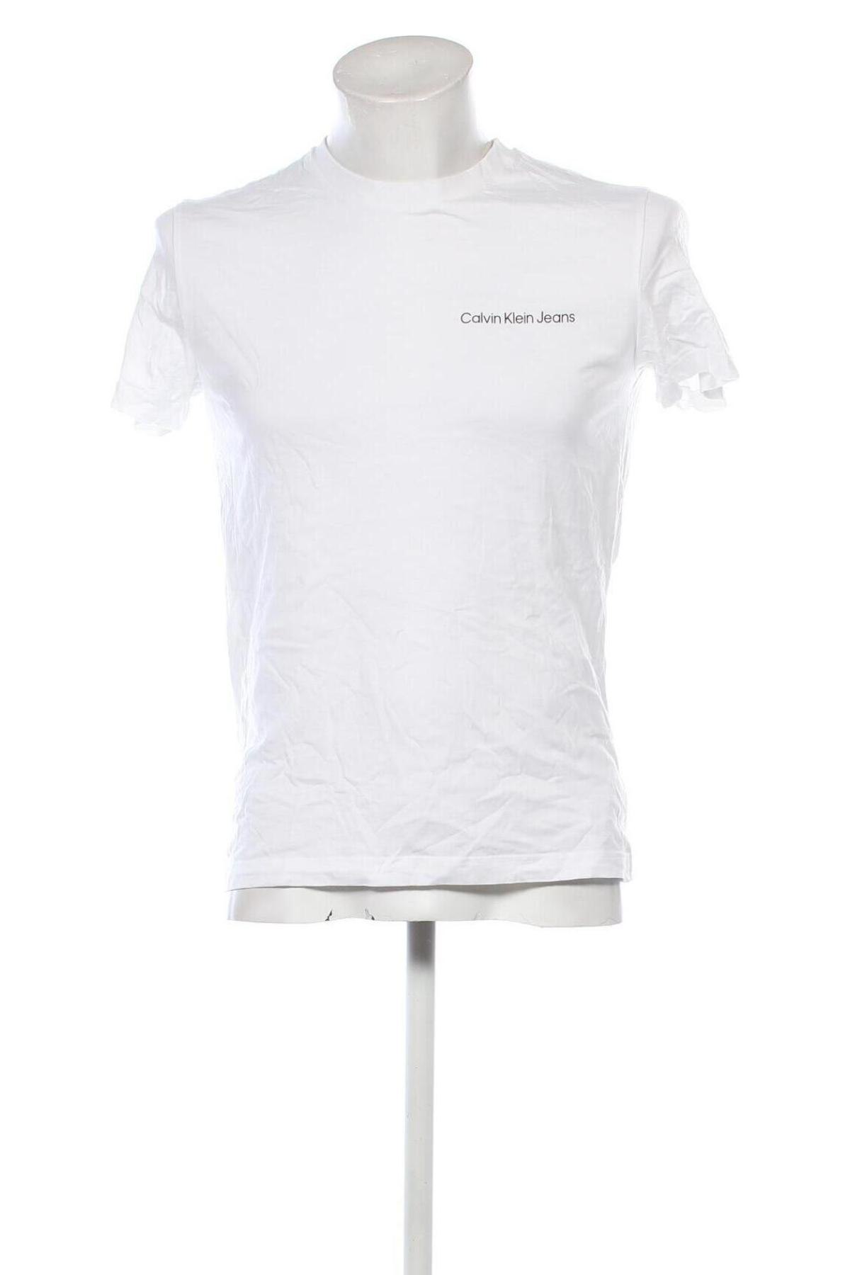 Ανδρικό t-shirt Calvin Klein Jeans, Μέγεθος M, Χρώμα Λευκό, Τιμή 20,99 €