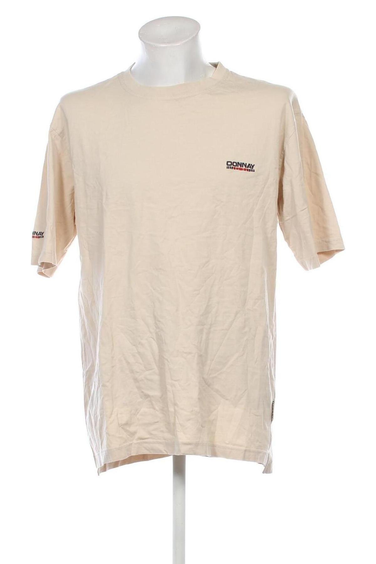 Herren T-Shirt Donnay, Größe XL, Farbe Beige, Preis 12,49 €