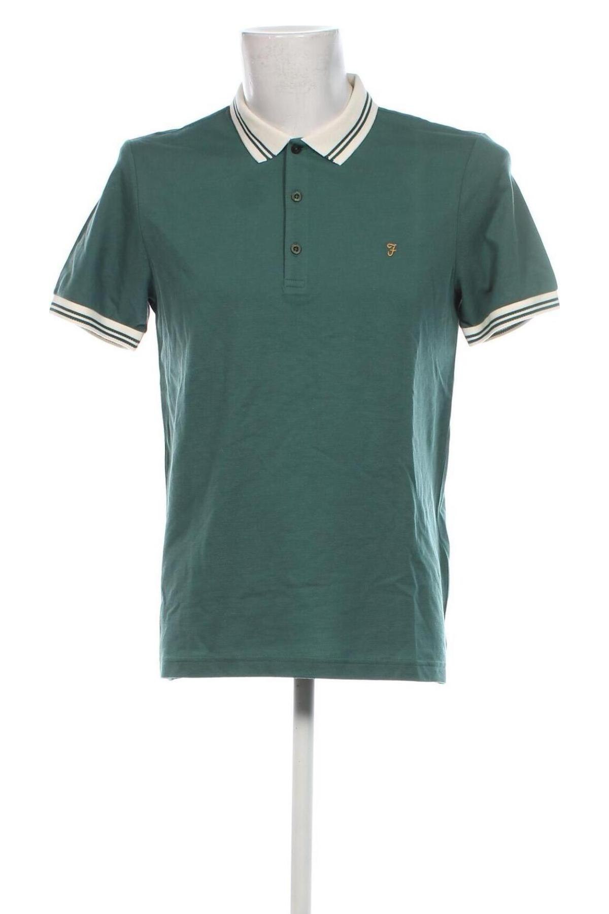 Herren T-Shirt Farah, Größe L, Farbe Grün, Preis € 41,99