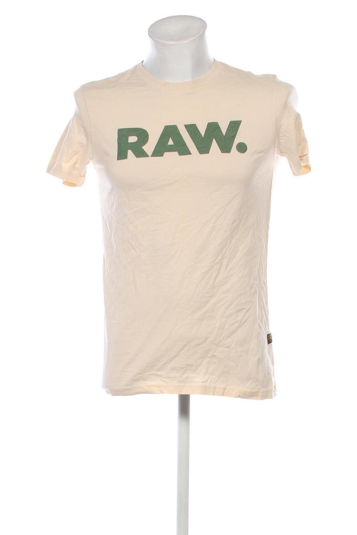 Ανδρικό t-shirt G-Star Raw, Μέγεθος M, Χρώμα  Μπέζ, Τιμή 16,99 €