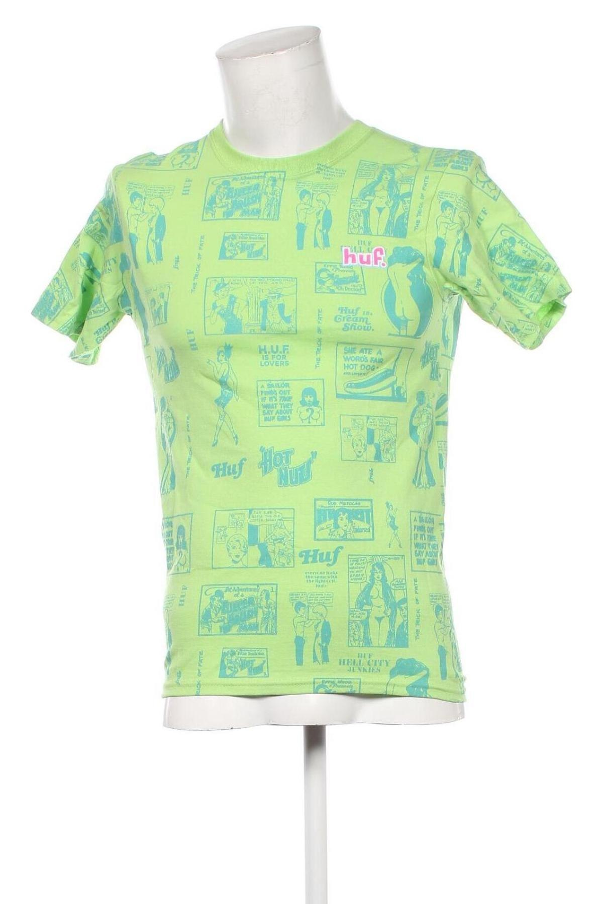 Męski T-shirt Huf, Rozmiar S, Kolor Zielony, Cena 90,99 zł