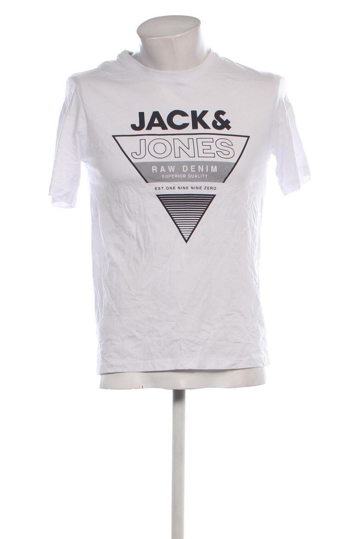 Herren T-Shirt Jack & Jones, Größe XS, Farbe Weiß, Preis 12,99 €