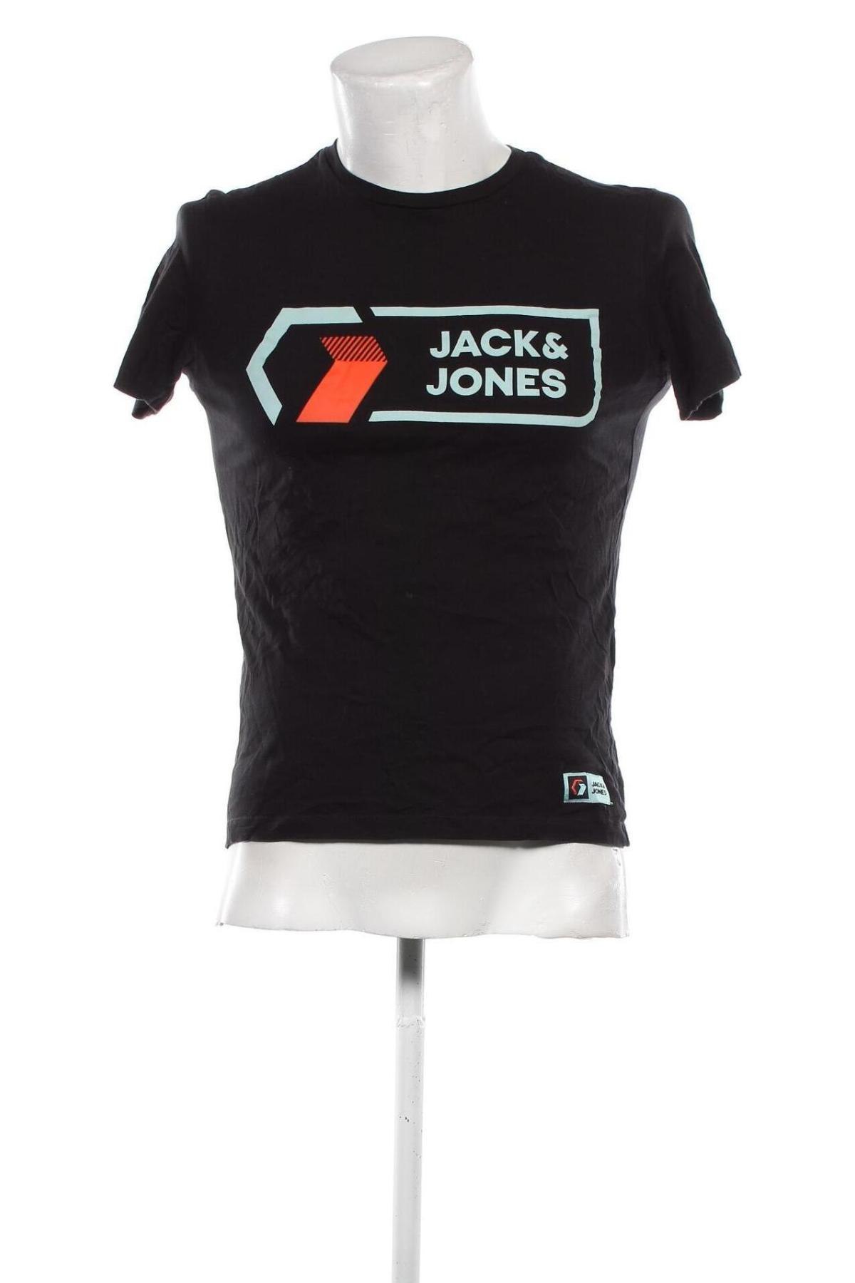 Herren T-Shirt Jack & Jones, Größe XS, Farbe Schwarz, Preis 12,99 €