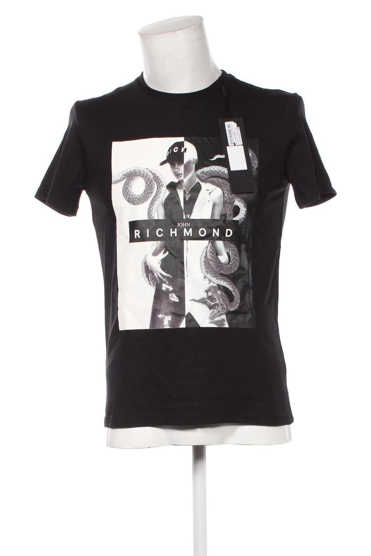 Herren T-Shirt John Richmond, Größe M, Farbe Schwarz, Preis € 42,99