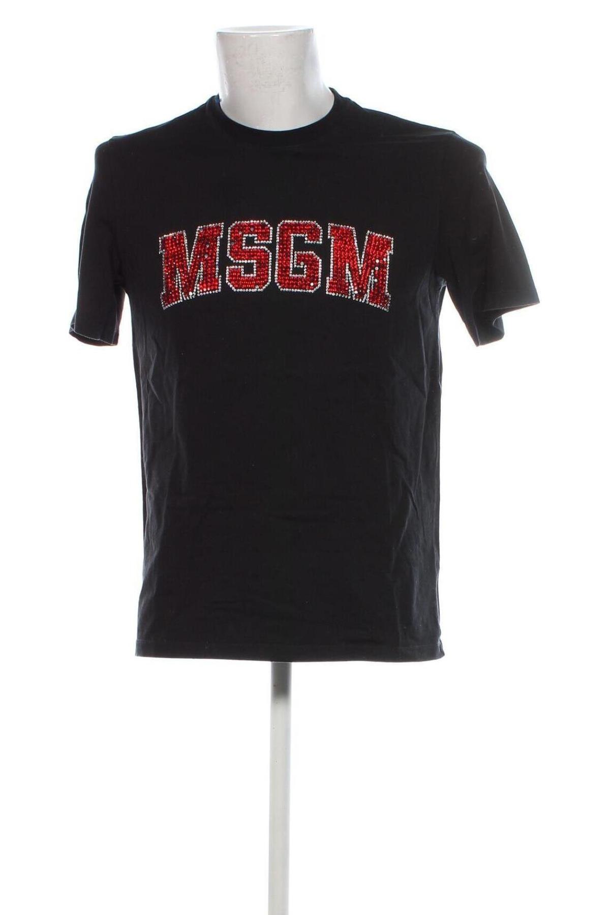 Ανδρικό t-shirt MSGM, Μέγεθος XS, Χρώμα Μαύρο, Τιμή 115,99 €