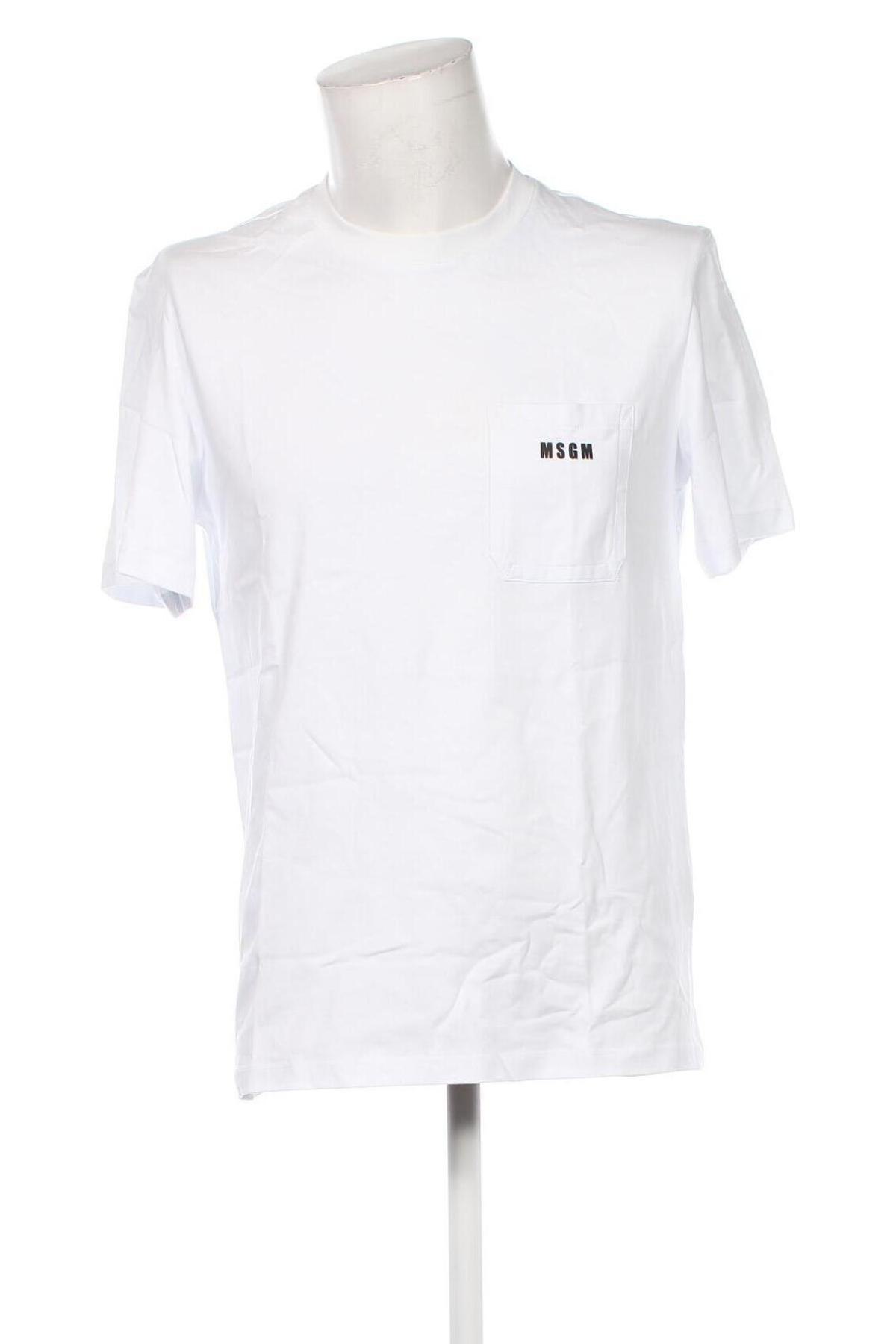 Herren T-Shirt MSGM, Größe S, Farbe Weiß, Preis € 123,99