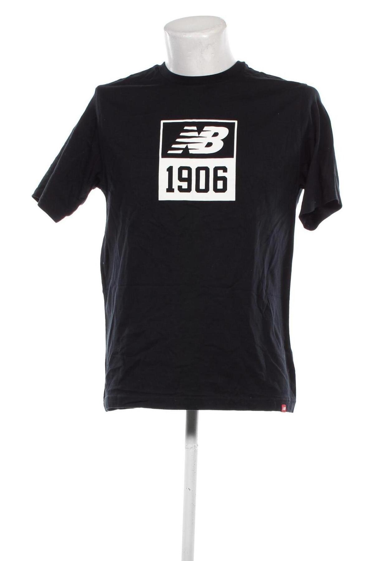 Męski T-shirt New Balance, Rozmiar M, Kolor Niebieski, Cena 86,99 zł