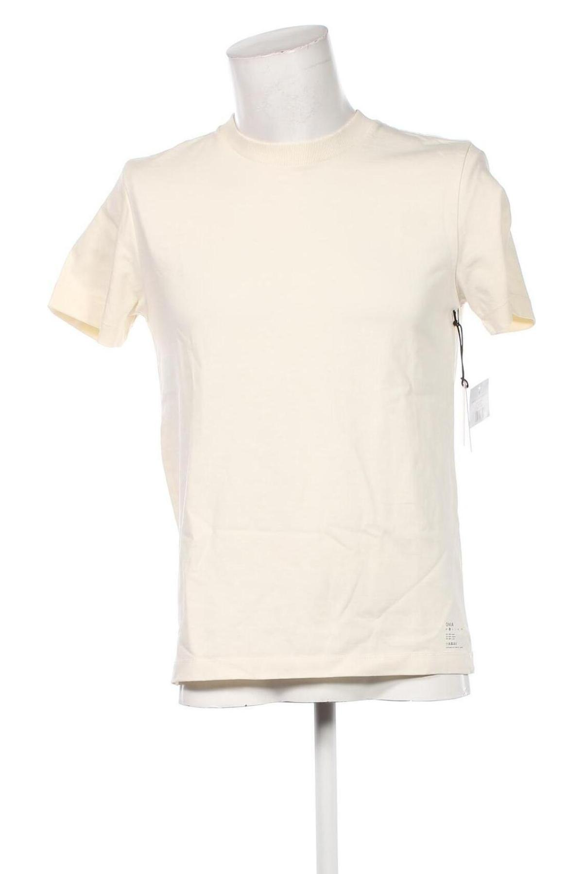 Herren T-Shirt Onia, Größe S, Farbe Ecru, Preis 55,49 €