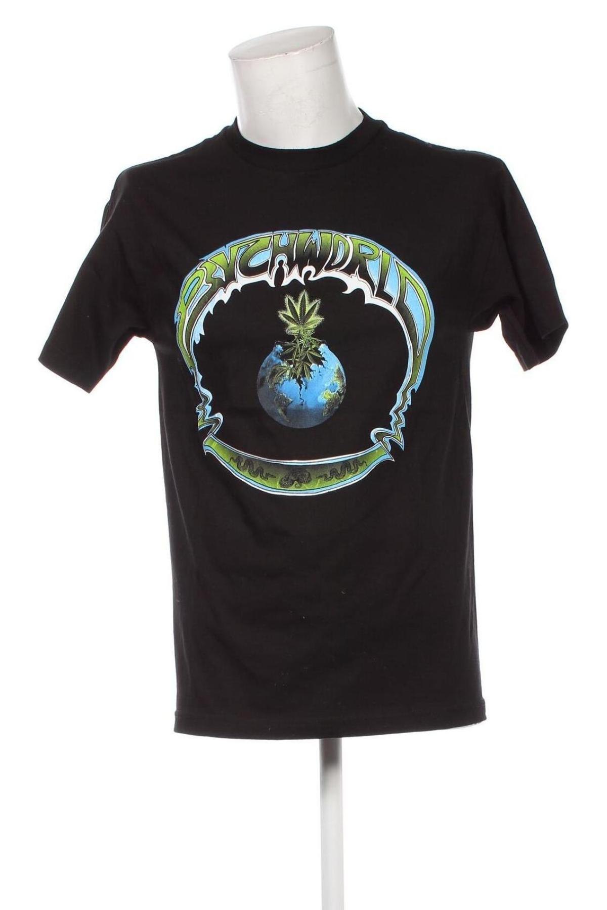 Ανδρικό t-shirt PSYCH WORLD, Μέγεθος M, Χρώμα Μαύρο, Τιμή 27,99 €