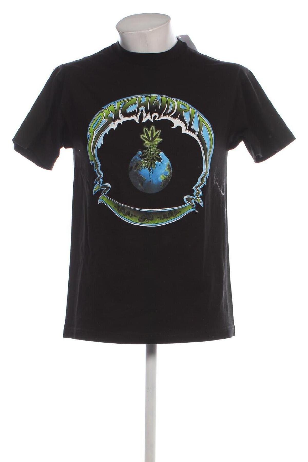 Męski T-shirt PSYCH WORLD, Rozmiar M, Kolor Czarny, Cena 89,99 zł