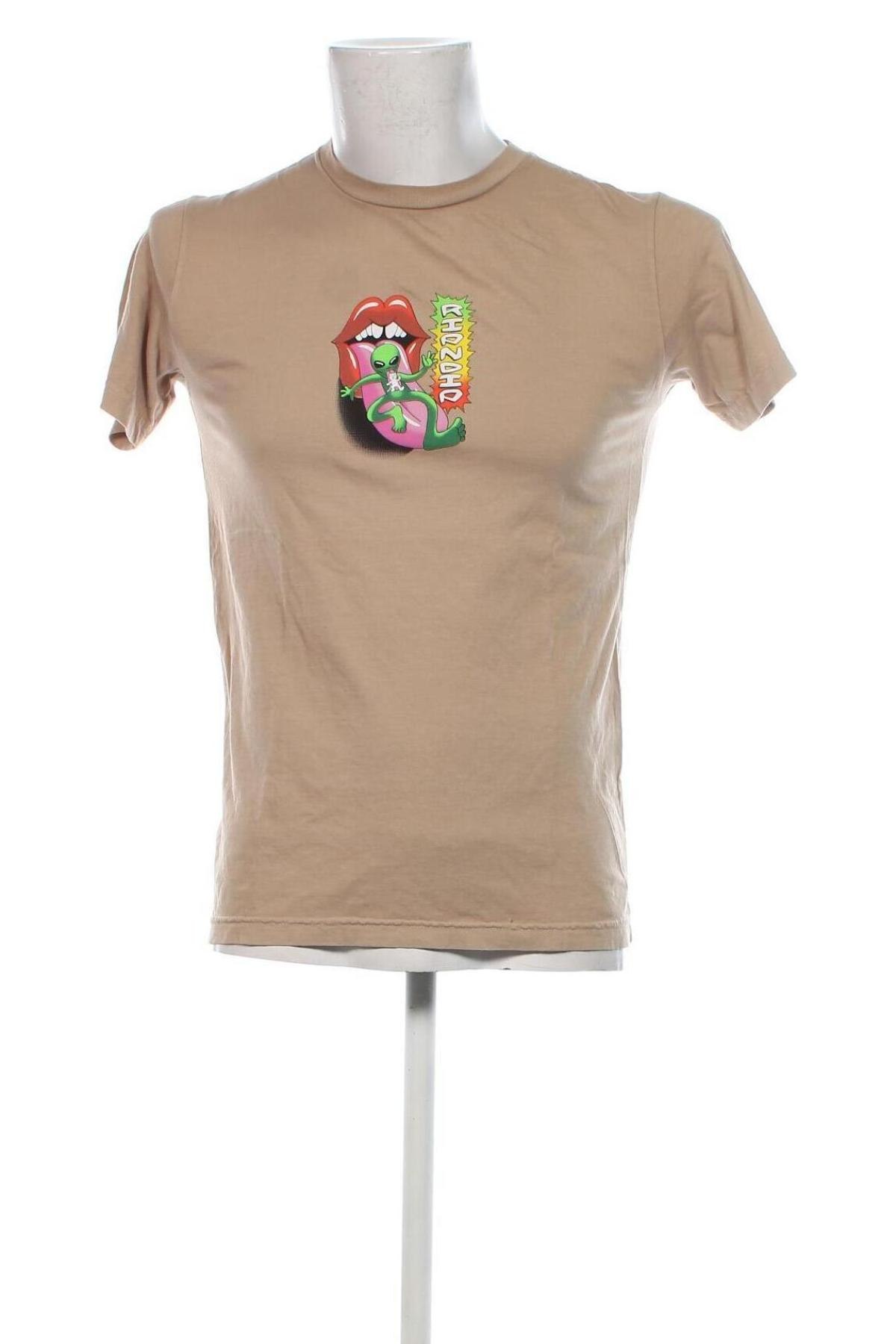 Herren T-Shirt Ripndip, Größe S, Farbe Beige, Preis 17,99 €