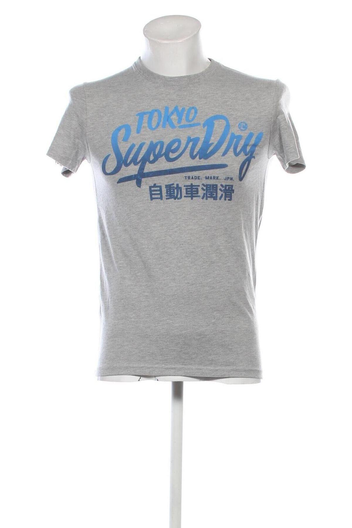 Herren T-Shirt Superdry, Größe S, Farbe Grau, Preis € 11,99