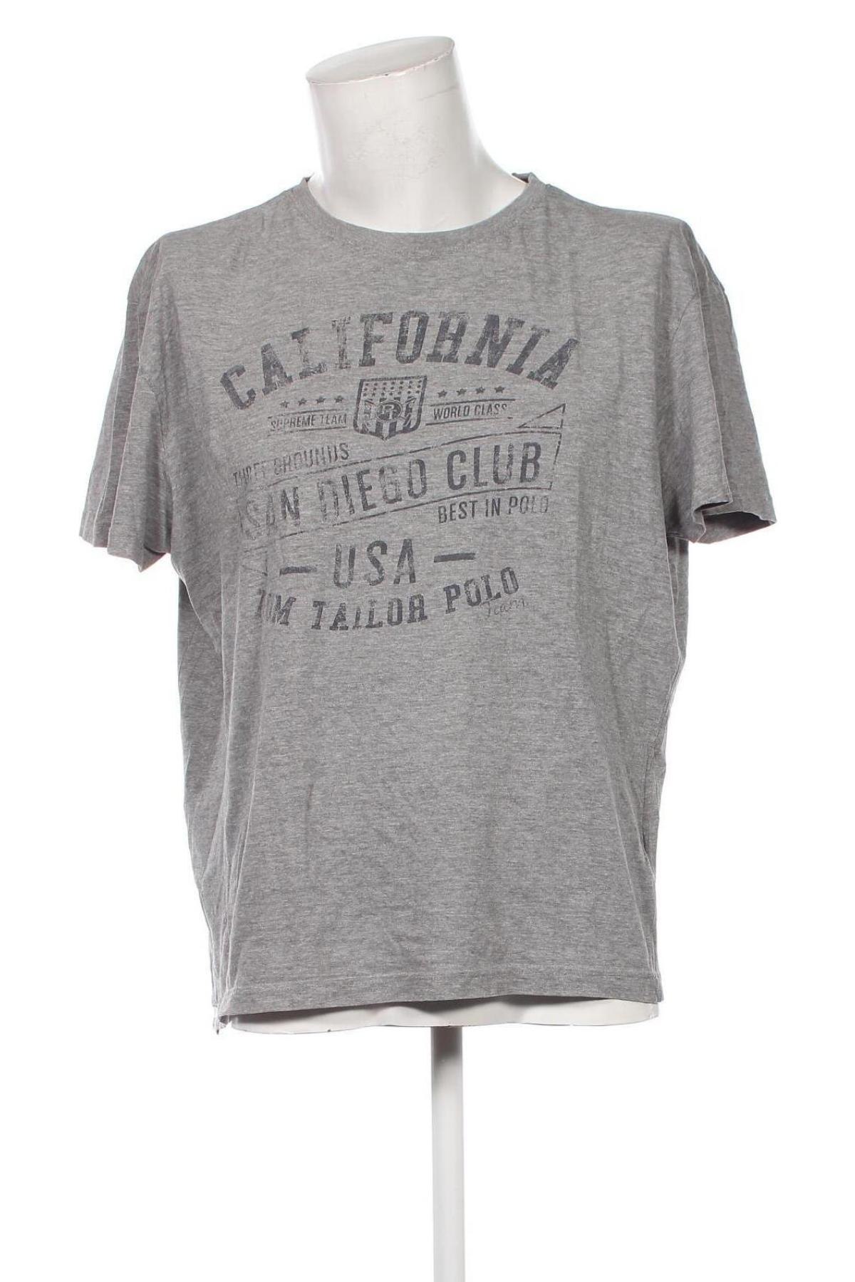 Ανδρικό t-shirt Tom Tailor, Μέγεθος XL, Χρώμα Γκρί, Τιμή 4,99 €