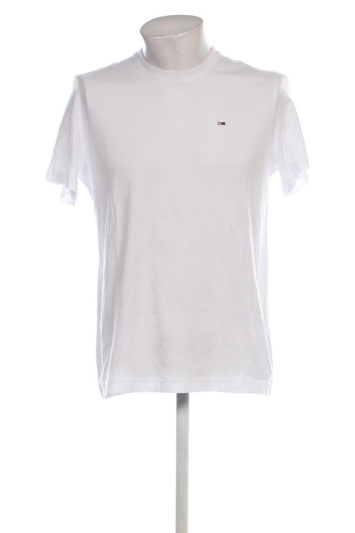 Herren T-Shirt Tommy Jeans, Größe M, Farbe Weiß, Preis 40,49 €