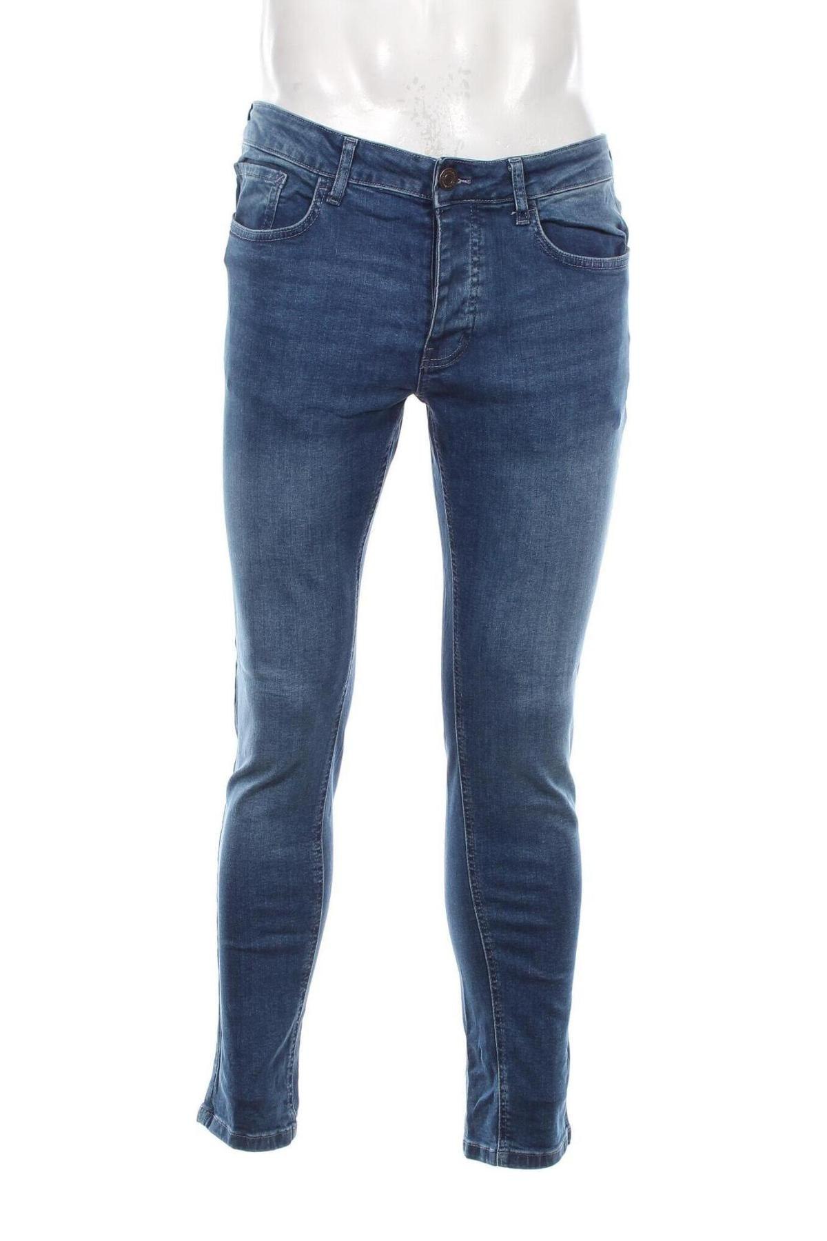 Męskie jeansy Denim Co., Rozmiar L, Kolor Niebieski, Cena 62,99 zł