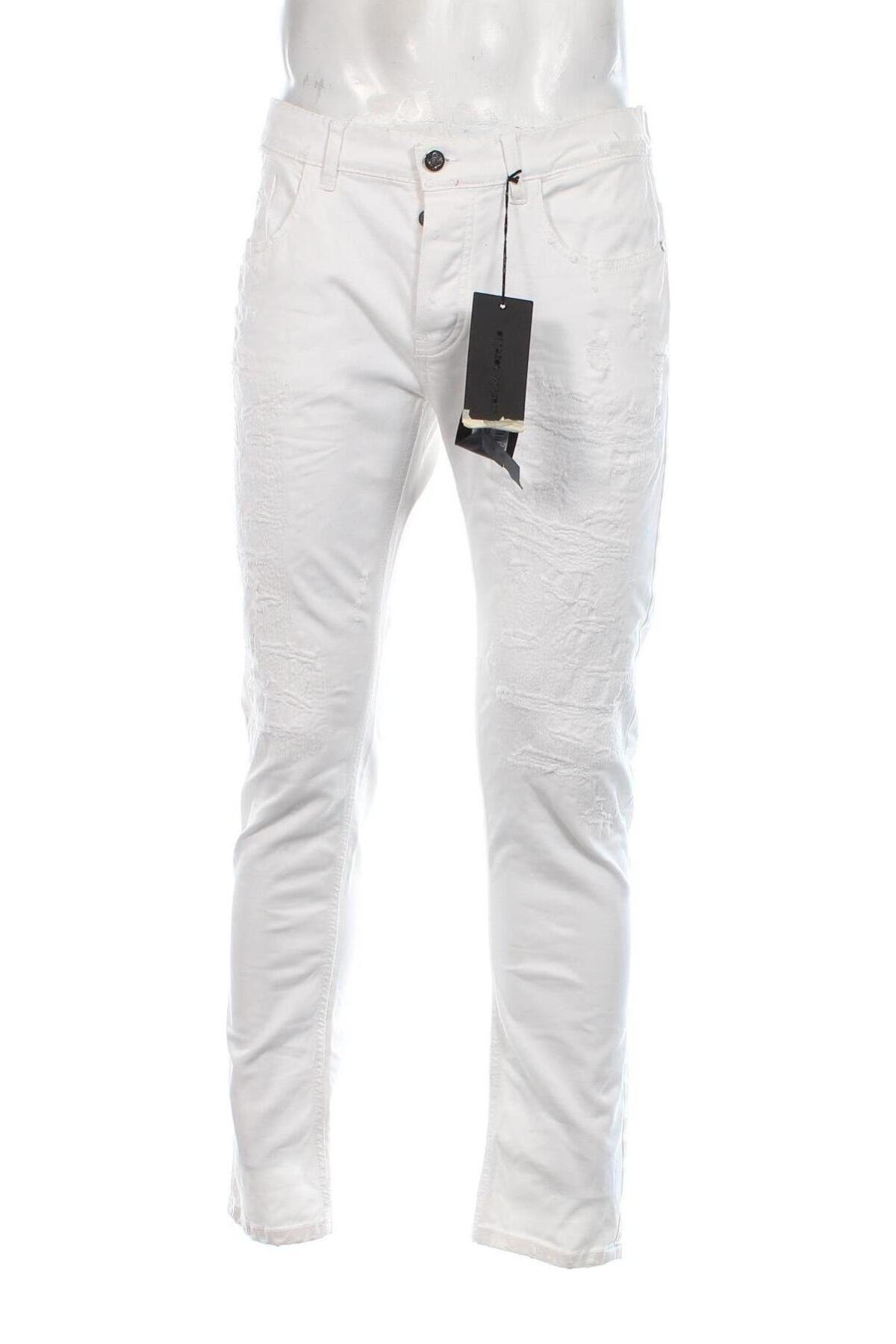 Herren Jeans Frankie Morello, Größe M, Farbe Weiß, Preis € 105,49