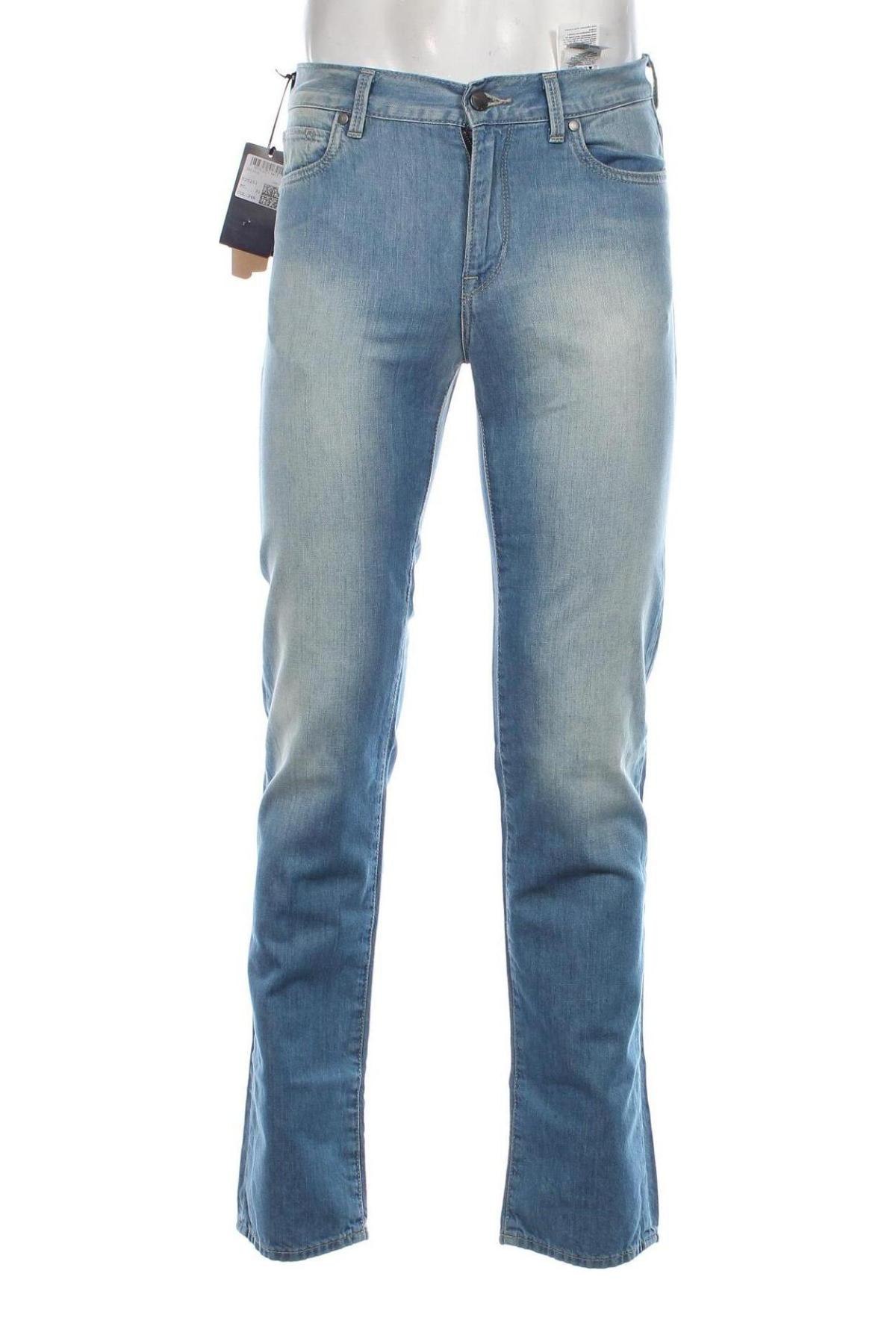 Мъжки дънки Trussardi Jeans, Размер S, Цвят Син, Цена 132,99 лв.